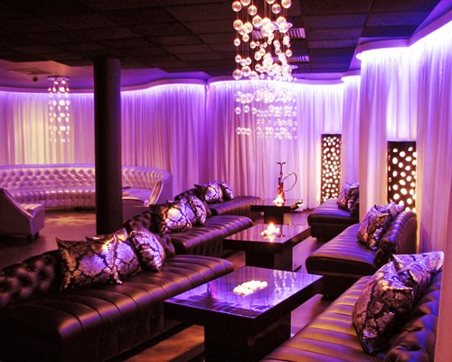 A lounge area at The Ffort Holiday Klub.