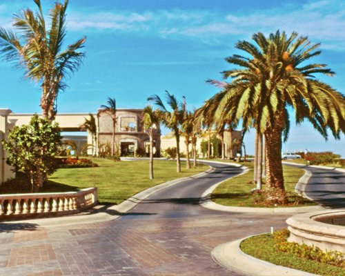 Scenic pathway leading to Pueblo Bonito Resort.