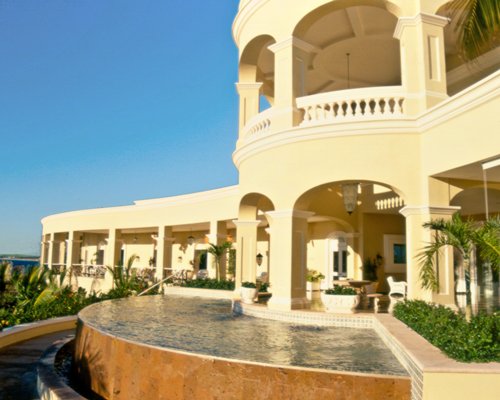 Exterior view of a unit with multiple balconies.