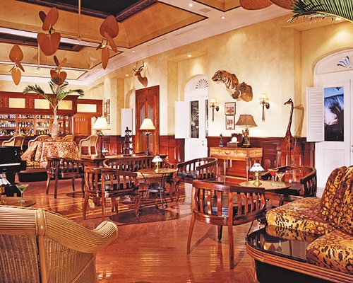 A well furnished indoor lounge area.