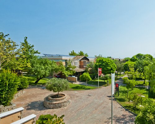 Scenic exterior pathway leading to Villaggio Emmanuele.