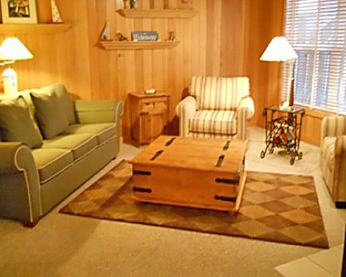 A well furnished living room.