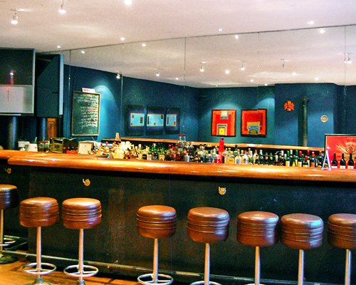 Indoor bar at Royal Banon Resorts.