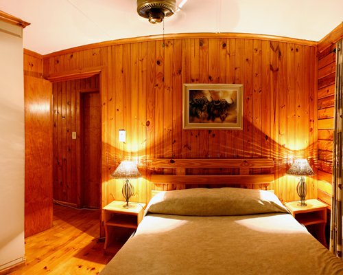 A well furnished bedroom.