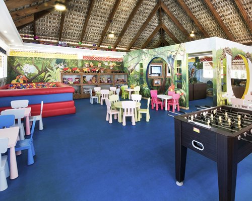 An indoor kids play area.