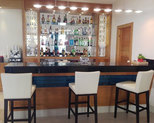 A resort bar.