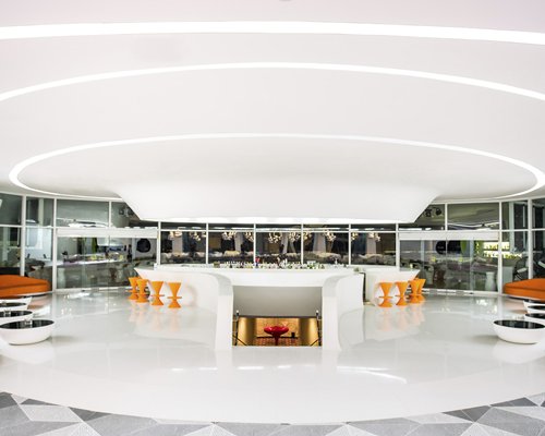 An indoor bar at Temptation Resort Spa.