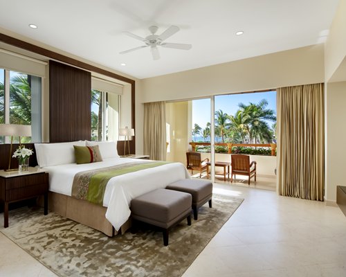 Luxury Bedroom with the Balcony at Grand Velas Riviera Nayarit