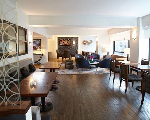 Resort reception area.