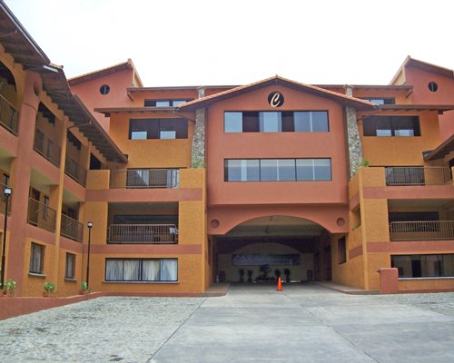 An exterior view of the resort.