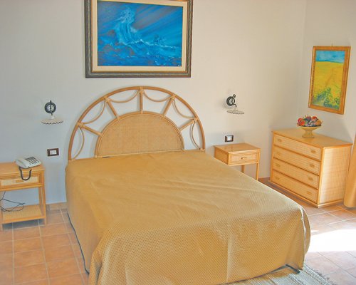 A well furnished bedroom.