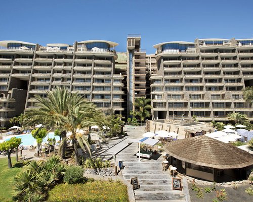 An exterior view of the Club Monte Anfi resort.