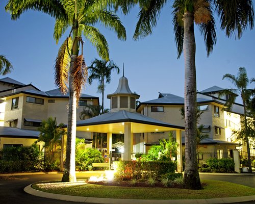 Scenic exterior view of the Worldmark Resort Cairns with trees.