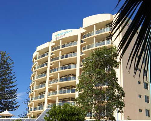 Ground view of multi story units.