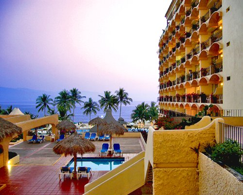 Pool and Sea view from Torre Condomar En Sunscape Puerto Vallarta Resort & Spa