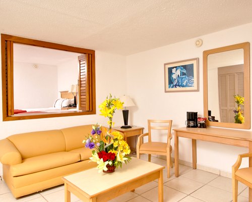 Living Room at Torre Condomar En Sunscape Puerto Vallarta Resort & Spa