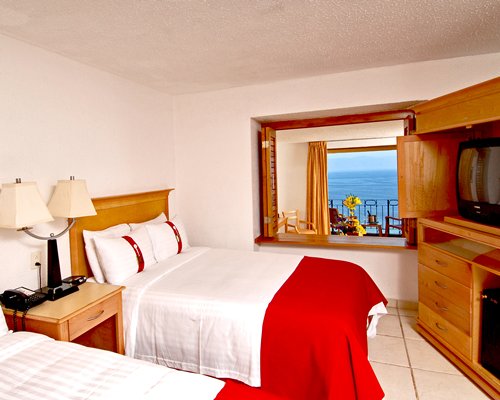 Bedroom with the Water view at Torre Condomar En Sunscape Puerto Vallarta Resort & Spa