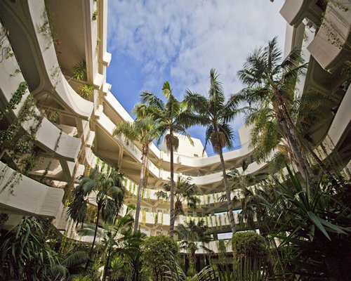 Scenic exterior view of Club Melia at Gran Melia Salinas with multiple balconies.
