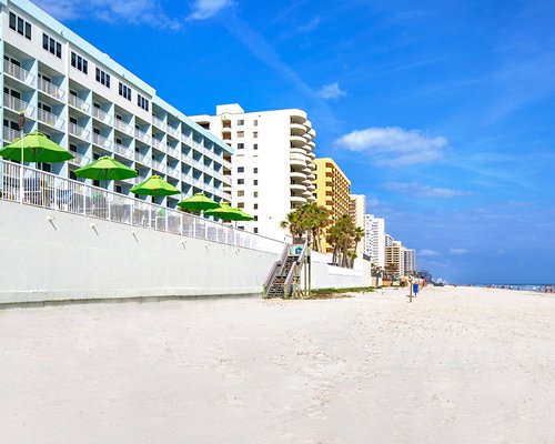 An exterior view of Daytona SeaBreeze resort.
