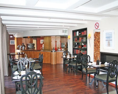 An indoor restaurant at Protea Hotel Island Club.