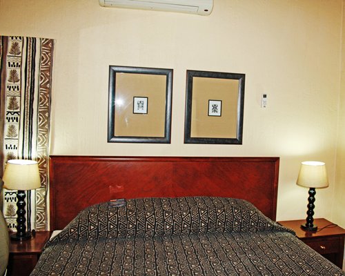A well furnished bedroom.