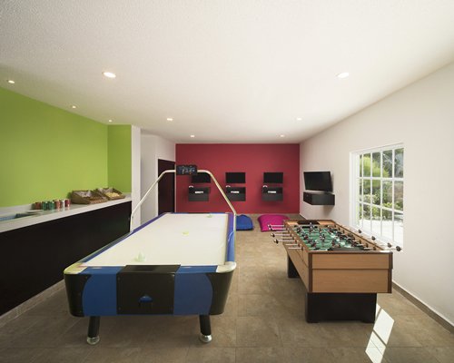 A well equipped indoor sports center.