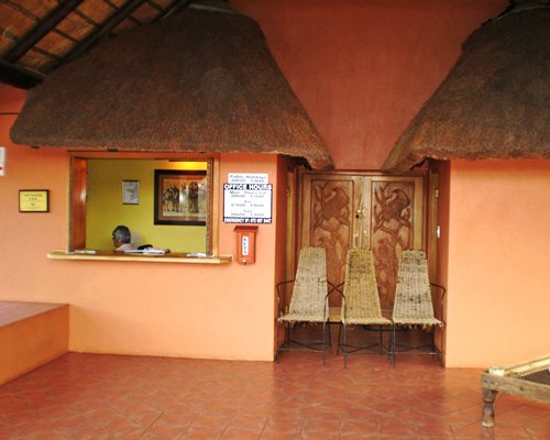 A well furnished reception area.