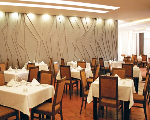 An indoor restaurant at Royal Dom Pedro Vilamoura Resort.