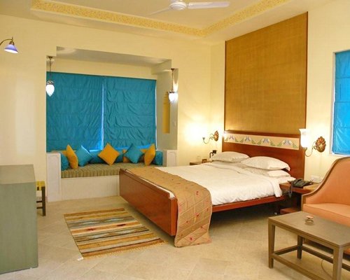 A well furnished bedroom.