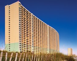 EXTERIOR VIEW OF WYNDHAM VACATION RESORTS PANAMA CITY BEACH.