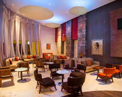 A well furnished large indoor recreation area at the resort.