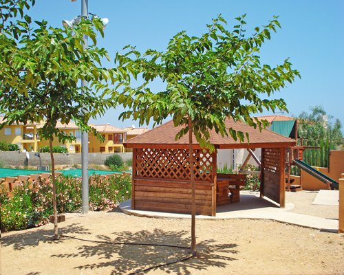 A gazebo.
