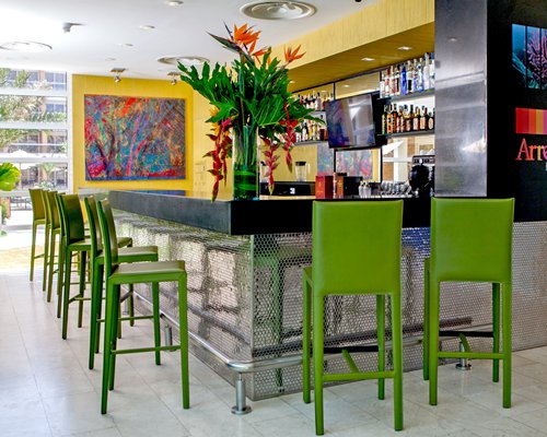 A convenient indoor bar.
