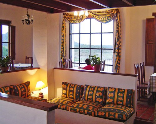 An indoor fine dining restaurant.