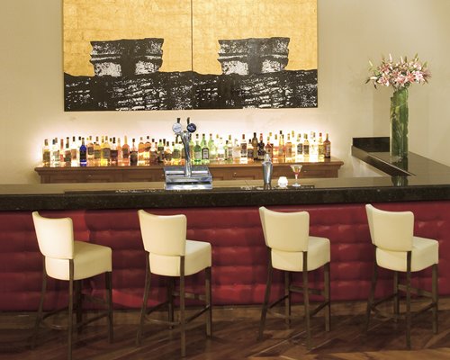 A convenient indoor bar.