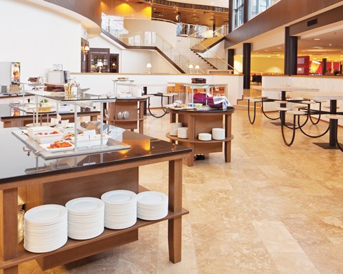 An indoor fine dining area at the resort.