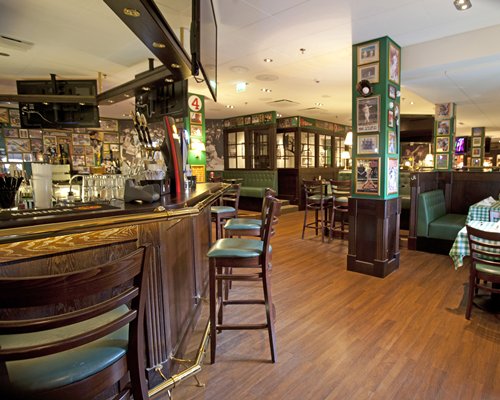 A convenient indoor bar.