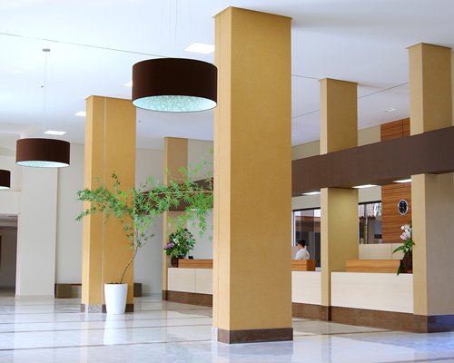 A well furnished reception area.