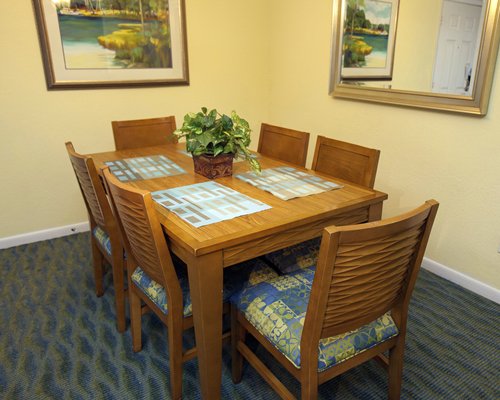 Indoor dining at Blue Tree Resort at Lake Buena Vista.