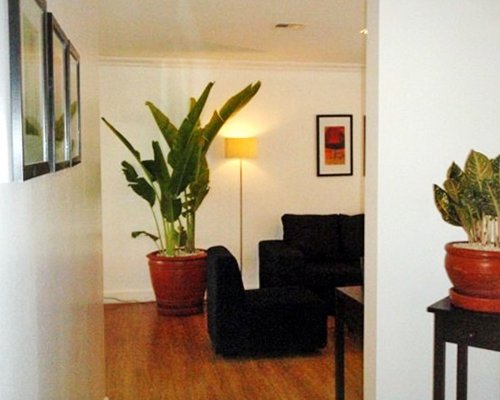 Interior view of a living room.