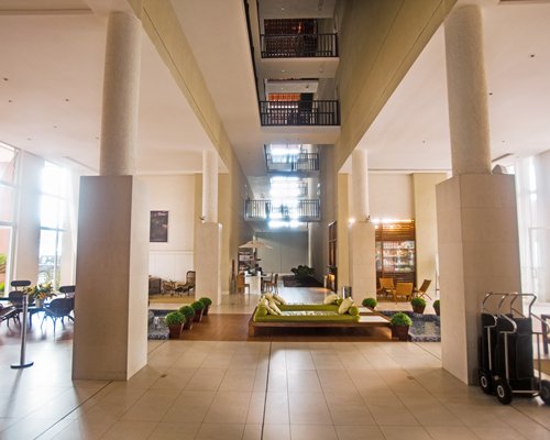 A well furnished indoor lounge area.