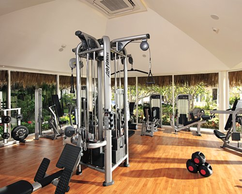 A well furnished large lounge area of the resort.