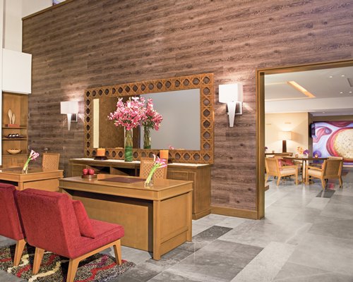 An indoor restaurant and lounge at Secrets Vallarta Bay.