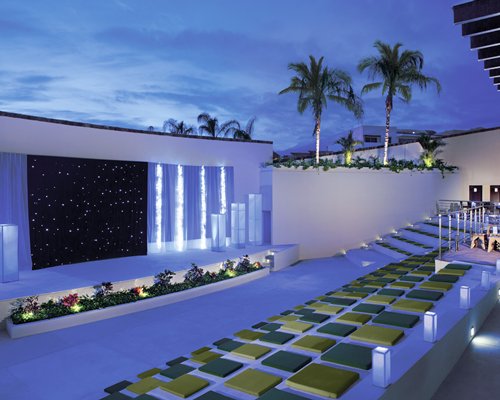 An outdoor theater at the resort.
