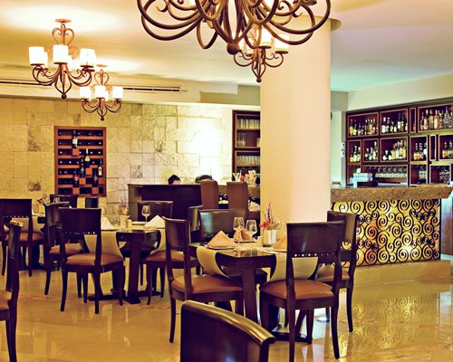 A resort bar.
