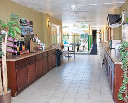 A well stocked cafeteria.