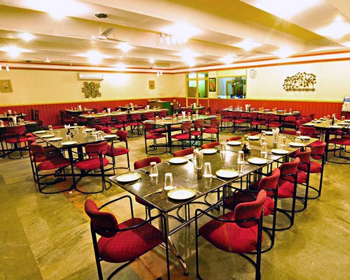 An indoor fine dining restaurant.