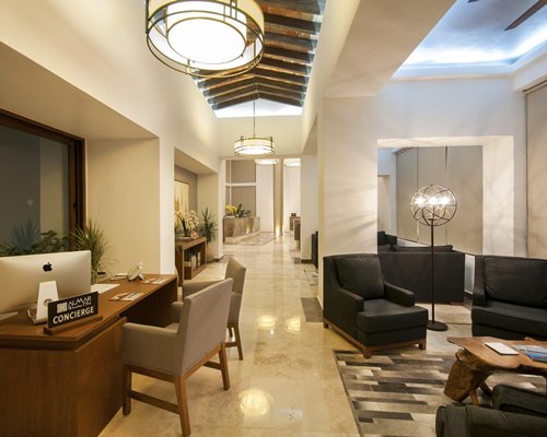A well furnished indoor lounge area.