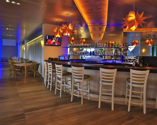 A convenient indoor bar.