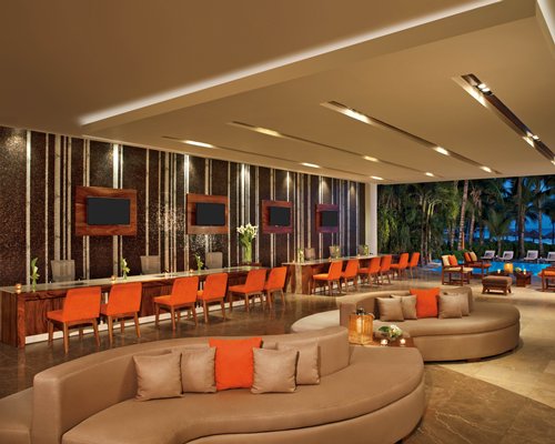 A well equipped bar at the resort.